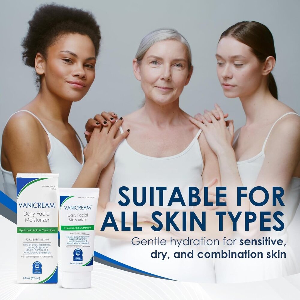 Daily Facial Moisturizer With Ceramides and Hyaluronic Acid - Formulated Without - Picture 6 of 10
